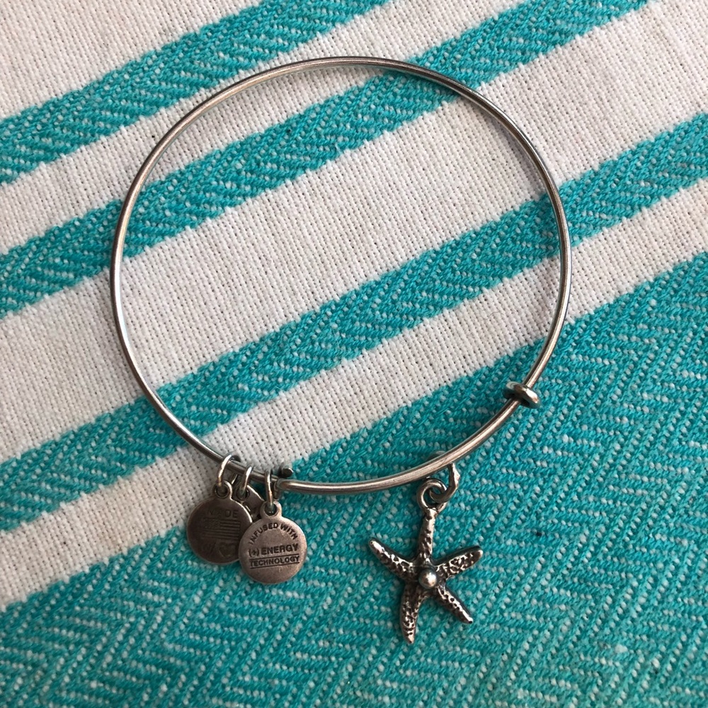 Alex and Ani Starfish Charm Bangle
